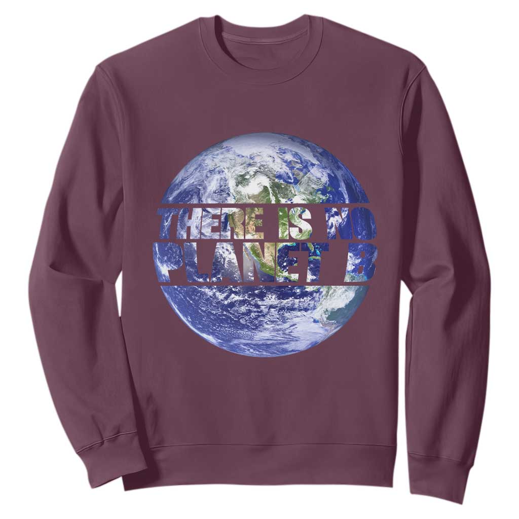 There Is No Planet B Sweatshirt Earth Day Environmental Awareness Gift
