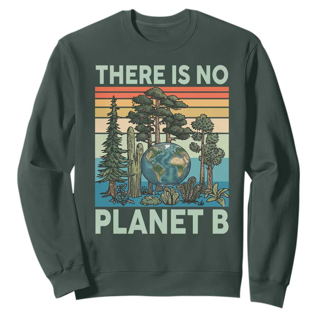 Vintage There Is No Planet B Earth Day Gift Sweatshirt