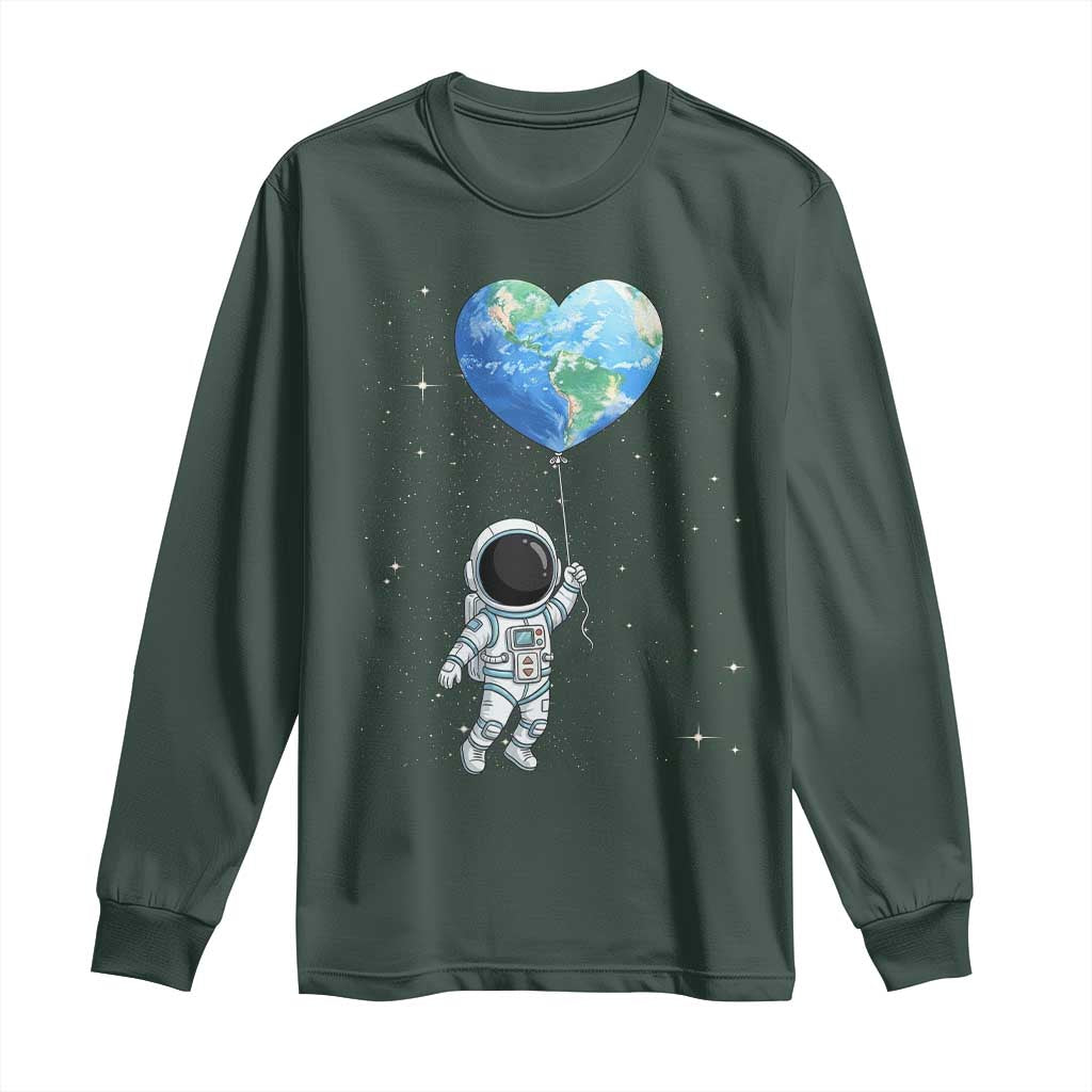 Astronaut Protect The Planet Long Sleeve Shirt Earth Day Gift