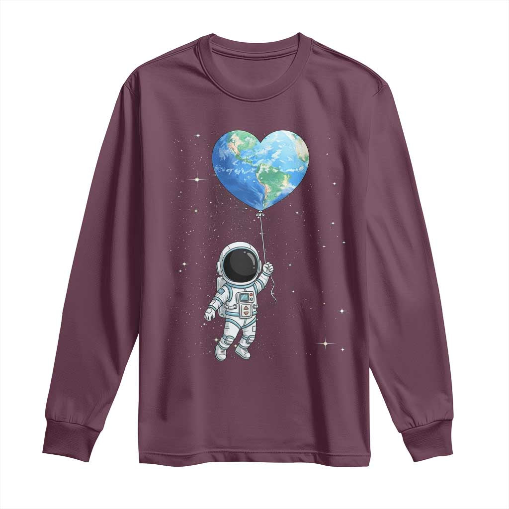 Astronaut Protect The Planet Long Sleeve Shirt Earth Day Gift