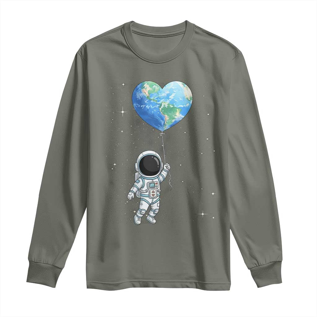 Astronaut Protect The Planet Long Sleeve Shirt Earth Day Gift