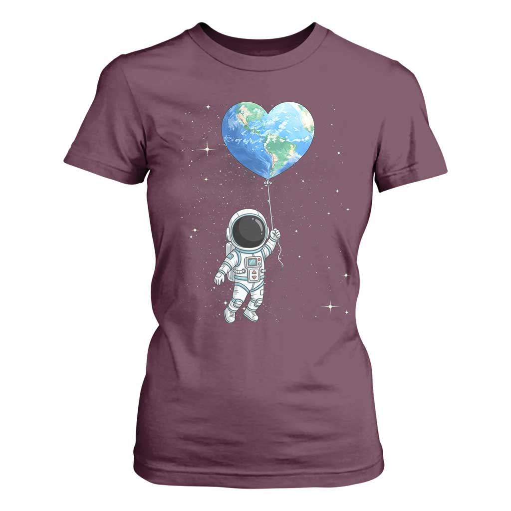 Astronaut Protect The Planet T Shirt For Women Earth Day Gift