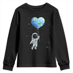 Astronaut Protect The Planet Youth Sweatshirt Earth Day Gift