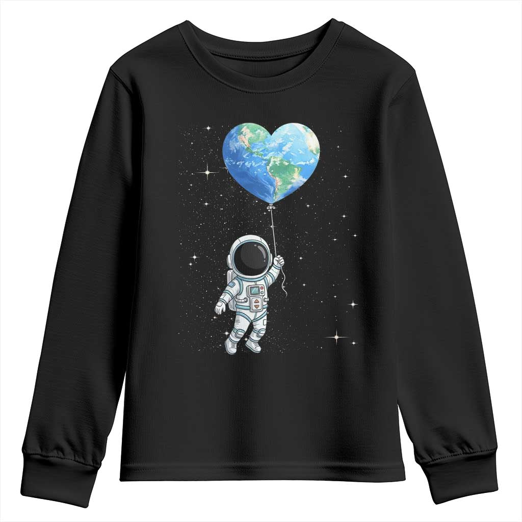 Astronaut Protect The Planet Youth Sweatshirt Earth Day Gift