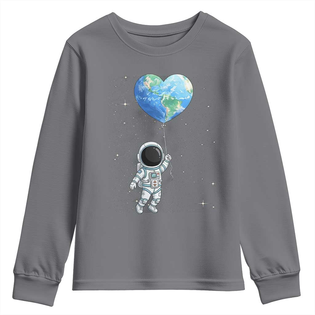 Astronaut Protect The Planet Youth Sweatshirt Earth Day Gift