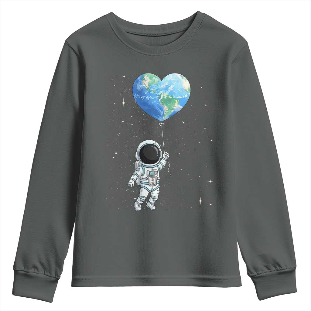Astronaut Protect The Planet Youth Sweatshirt Earth Day Gift