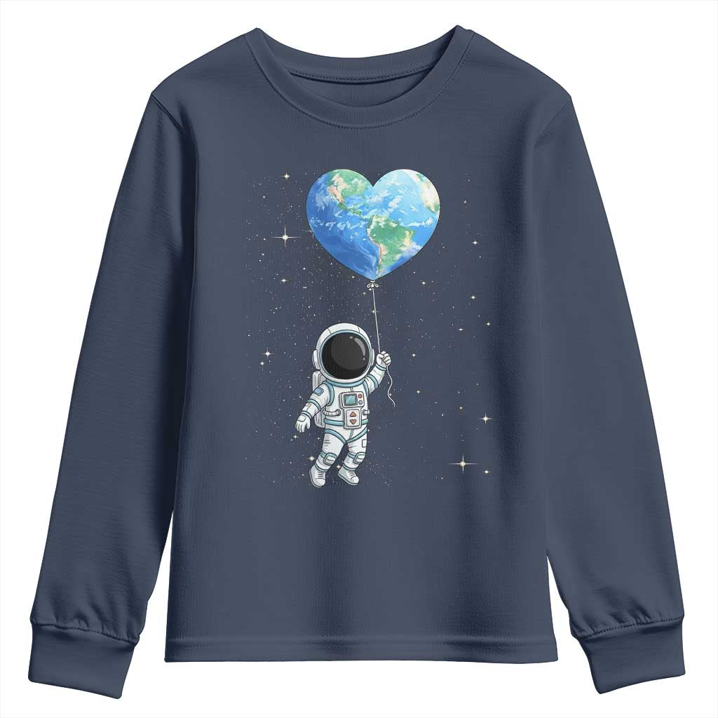 Astronaut Protect The Planet Youth Sweatshirt Earth Day Gift