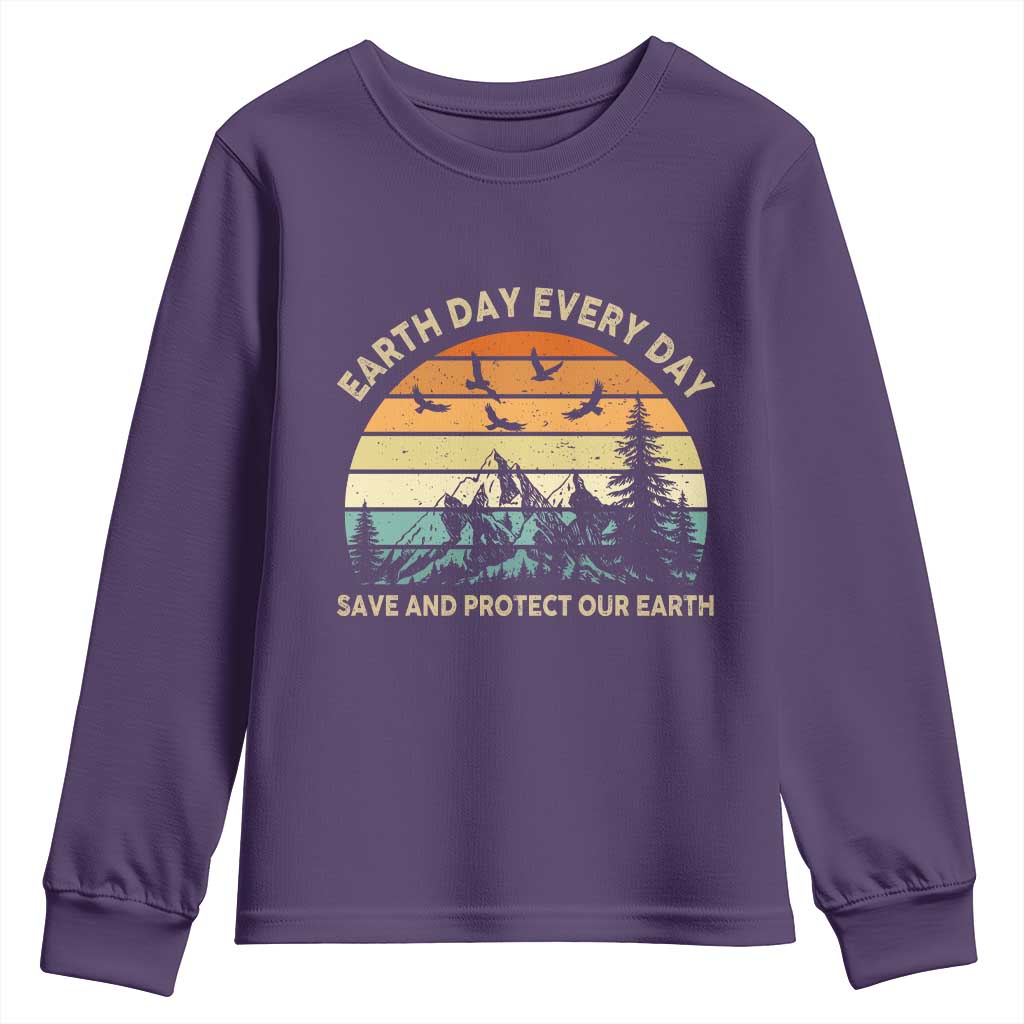 Earth Day Everyday Youth Sweatshirt Save And Protect Our Earth