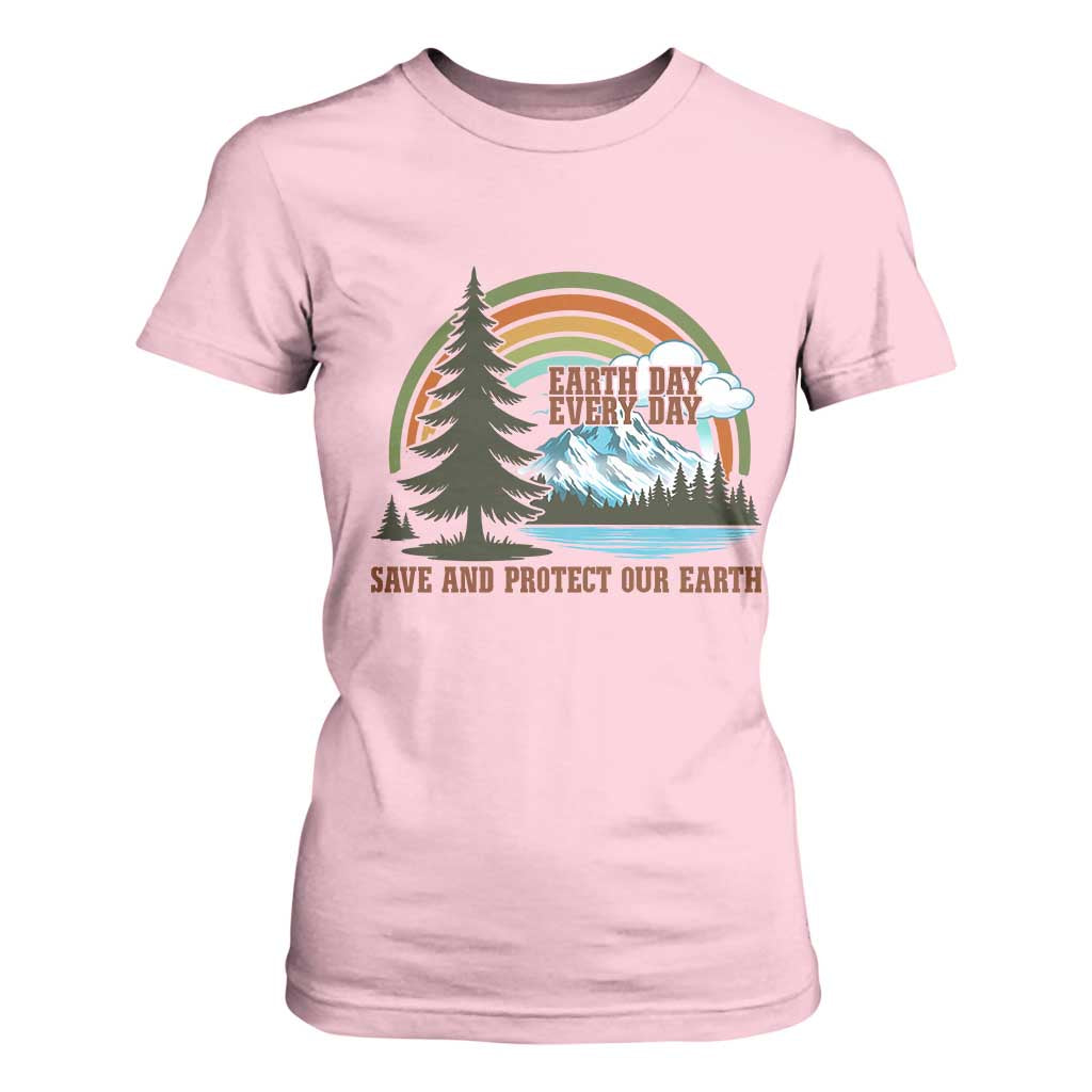 Earth Day Everyday T Shirt For Women Save The Planet Nature Lover Gift
