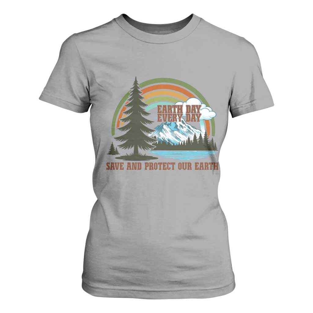 Earth Day Everyday T Shirt For Women Save The Planet Nature Lover Gift