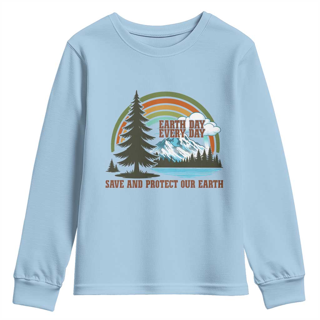 Earth Day Everyday Youth Sweatshirt Save The Planet Nature Lover Gift