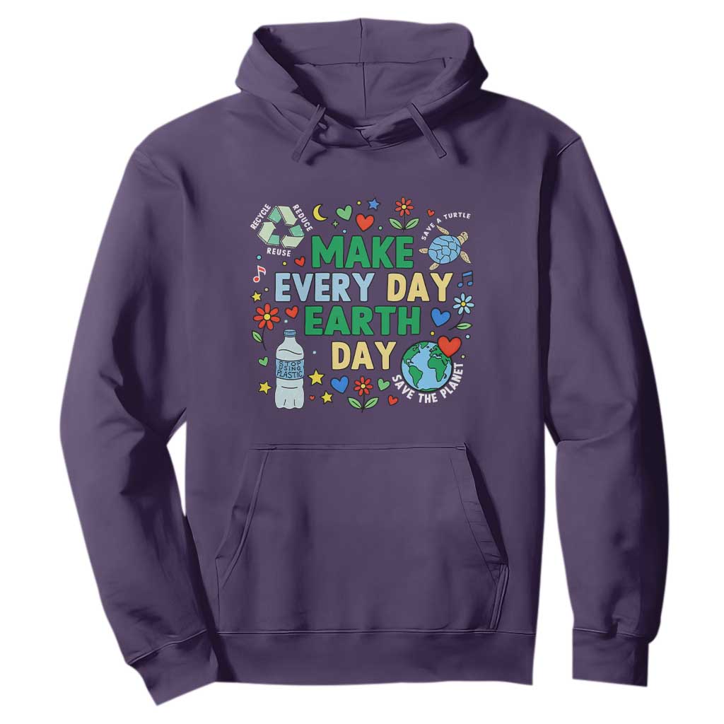 Make Every Day Earth Day Student Gift Hoodie Environmental Awareness