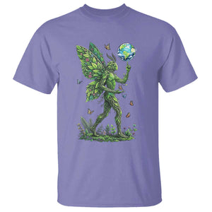 Floral Mothman With Earth T Shirt Cottagecore Nature Lover Cryptid