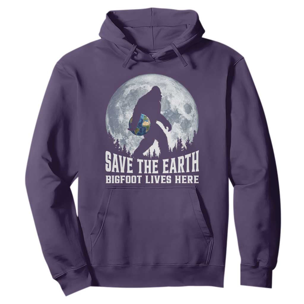Save Our Planet Nature Lover Hoodie Bigfoot Lives Here