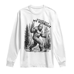 Please Save My Hideout Long Sleeve Shirt Bigfoot Forest Protector