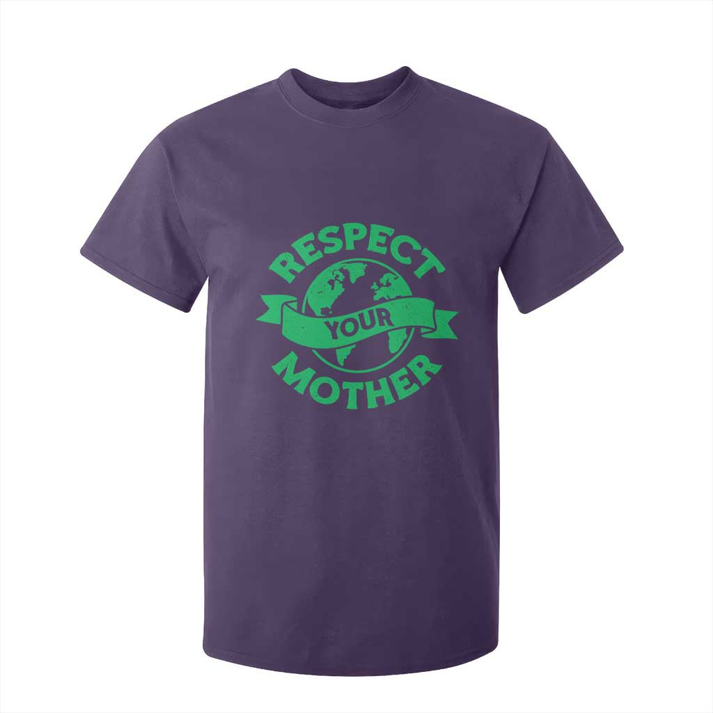 Respect Your Mother T Shirt For Kid Earth Day Nature Lover Gift
