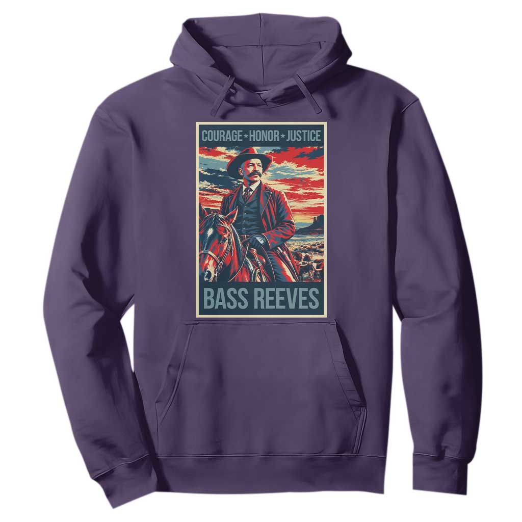 Bass Reeves Wild West Lawman Cowboy Hoodie Deputy Marshal Hero Vintage Poster Graphic