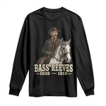 Vintage Bass Reeves First Black US Deputy Marshal Long Sleeve Shirt Legendary Western Lawman History