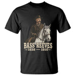 Vintage Bass Reeves First Black US Deputy Marshal T Shirt Legendary Western Lawman History