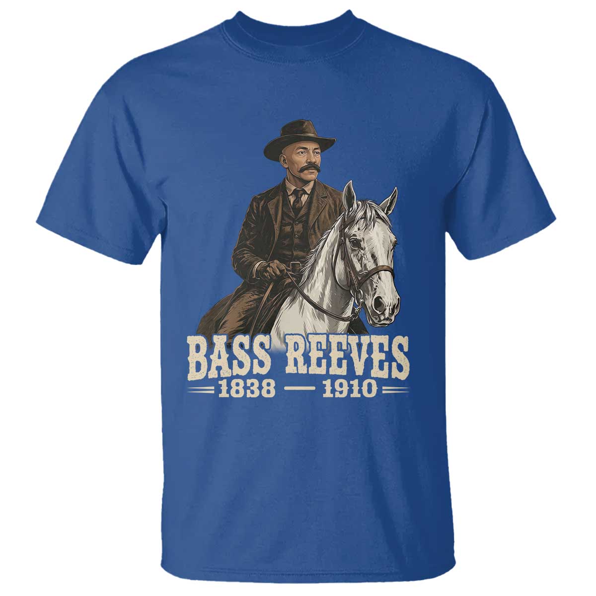 Vintage Bass Reeves First Black US Deputy Marshal T Shirt Legendary Western Lawman History