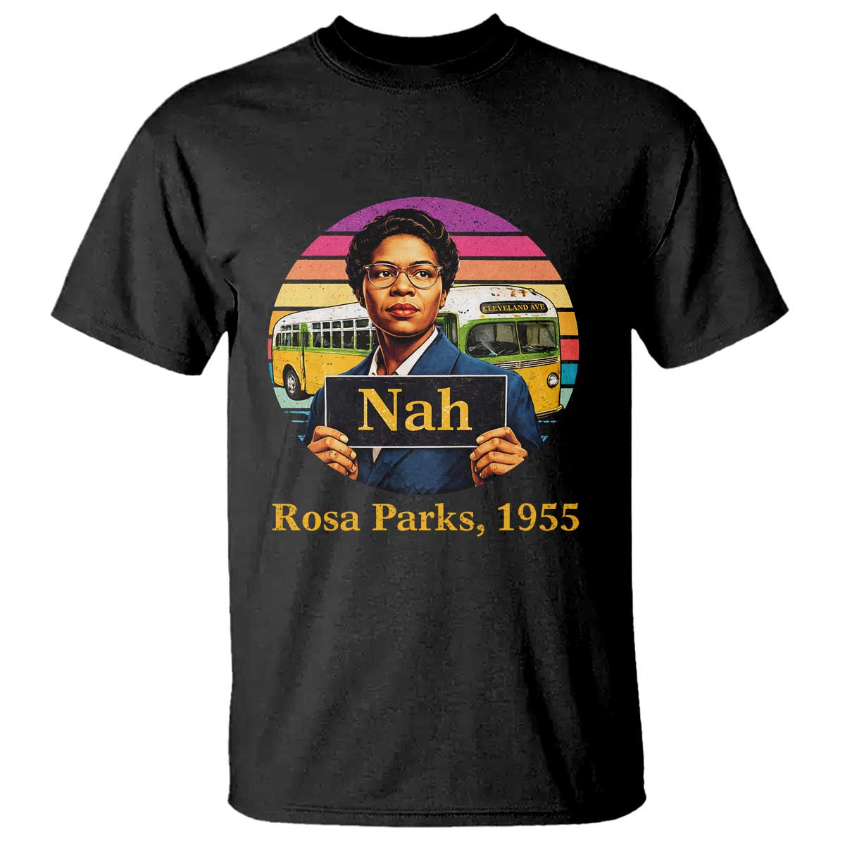 Rosa Parks Quote T Shirt The Only Tired I Was Was Tired Of Giving In