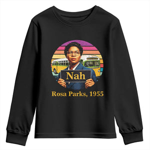Rosa Parks Quote Youth Sweatshirt The Only Tired I Was Was Tired Of Giving In