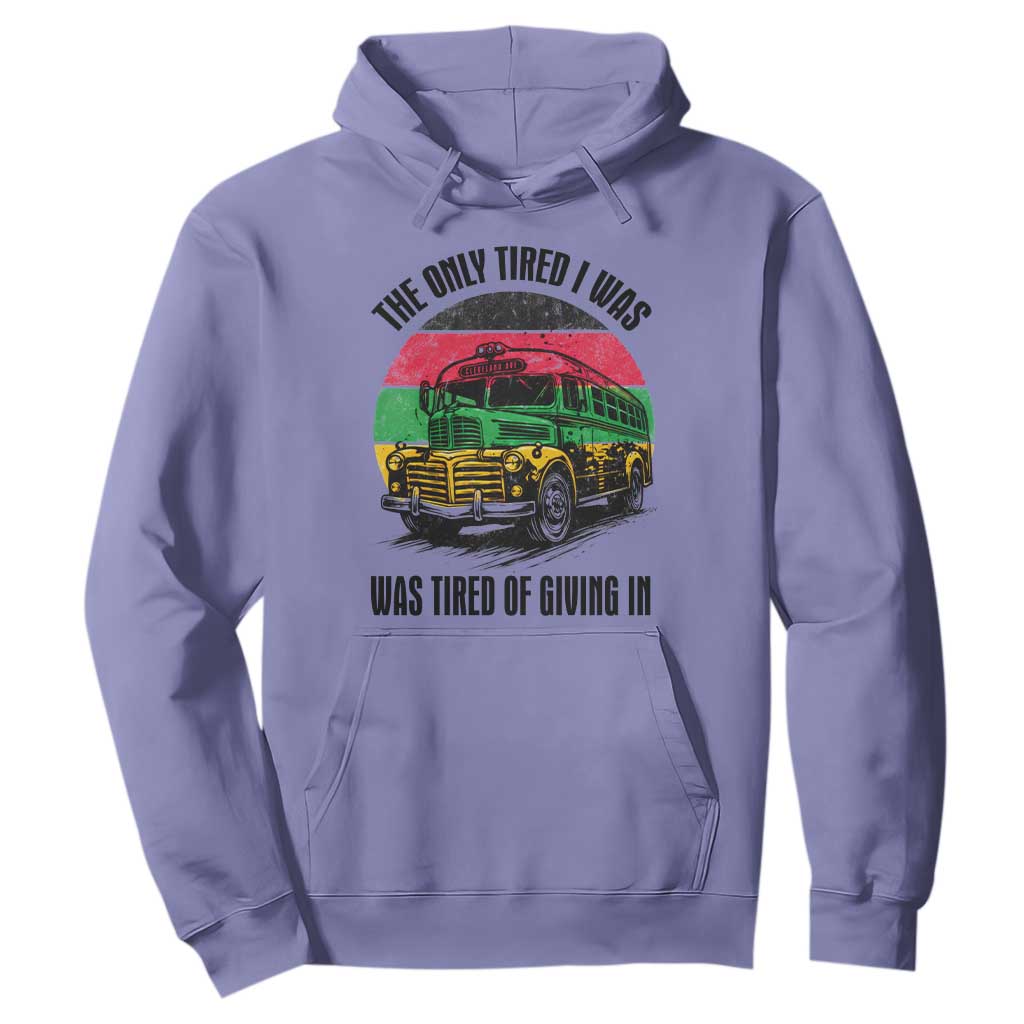 Rosa Parks Tired Of Giving In Hoodie Civil Bus Protest
