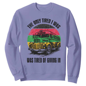 Rosa Parks Tired Of Giving In Sweatshirt Civil Bus Protest