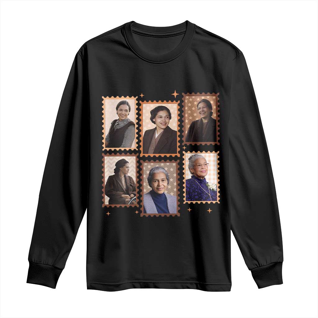 Rosa Parks Long Sleeve Shirt African American Civil Rights Legacy