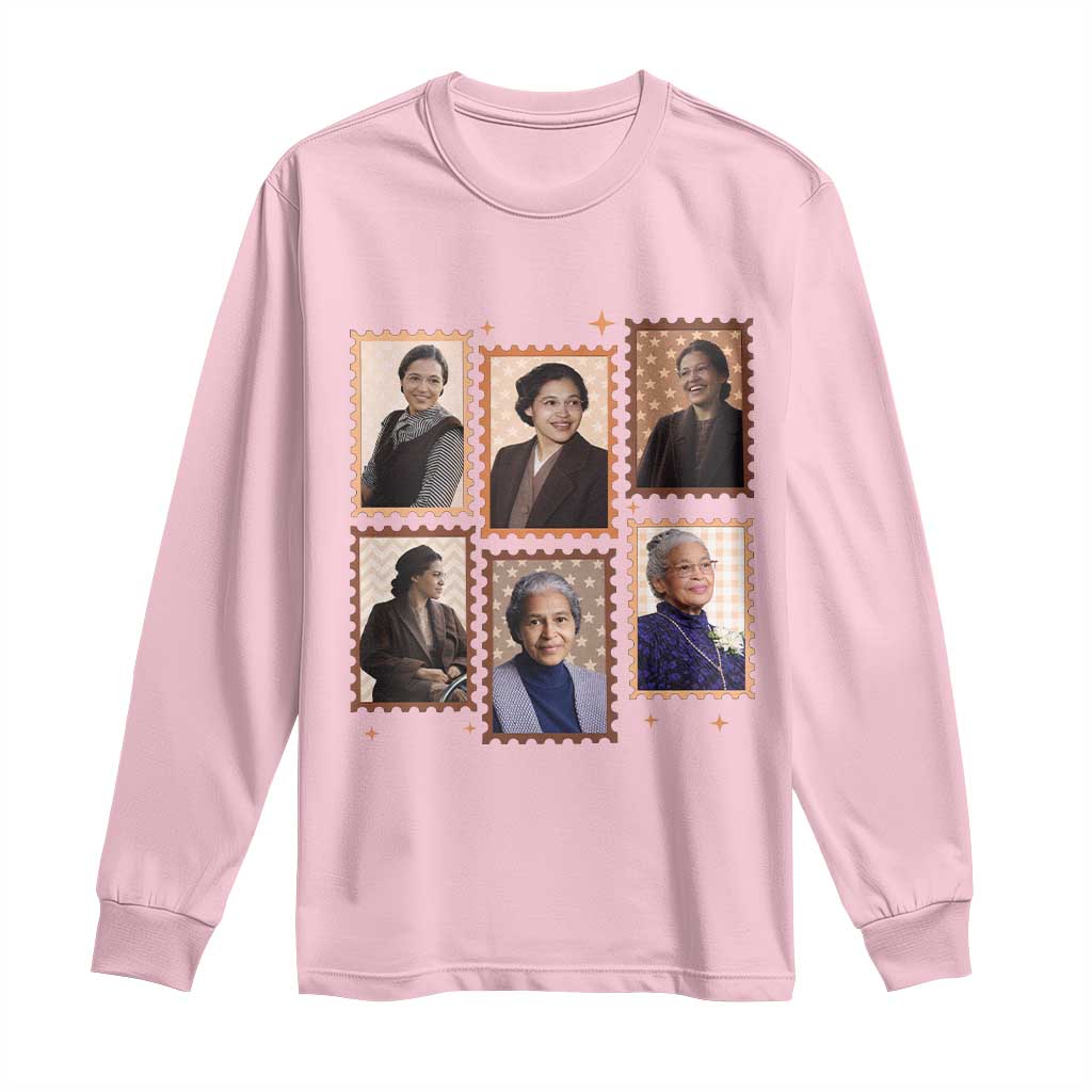 Rosa Parks Long Sleeve Shirt African American Civil Rights Legacy
