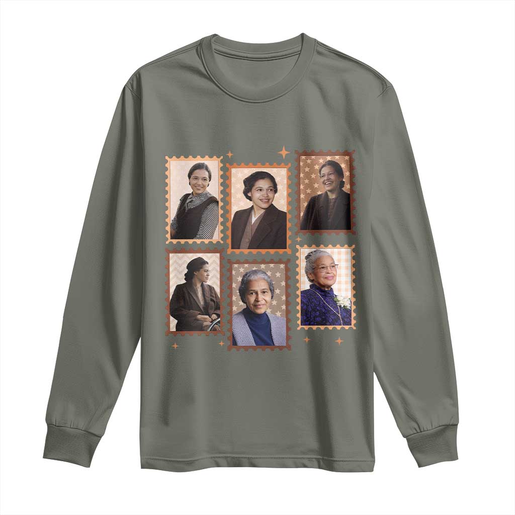 Rosa Parks Long Sleeve Shirt African American Civil Rights Legacy