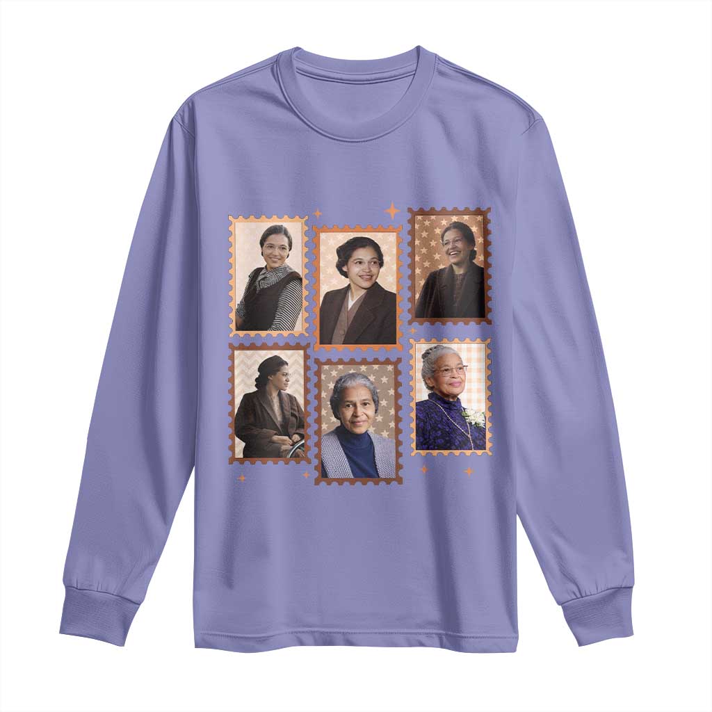 Rosa Parks Long Sleeve Shirt African American Civil Rights Legacy