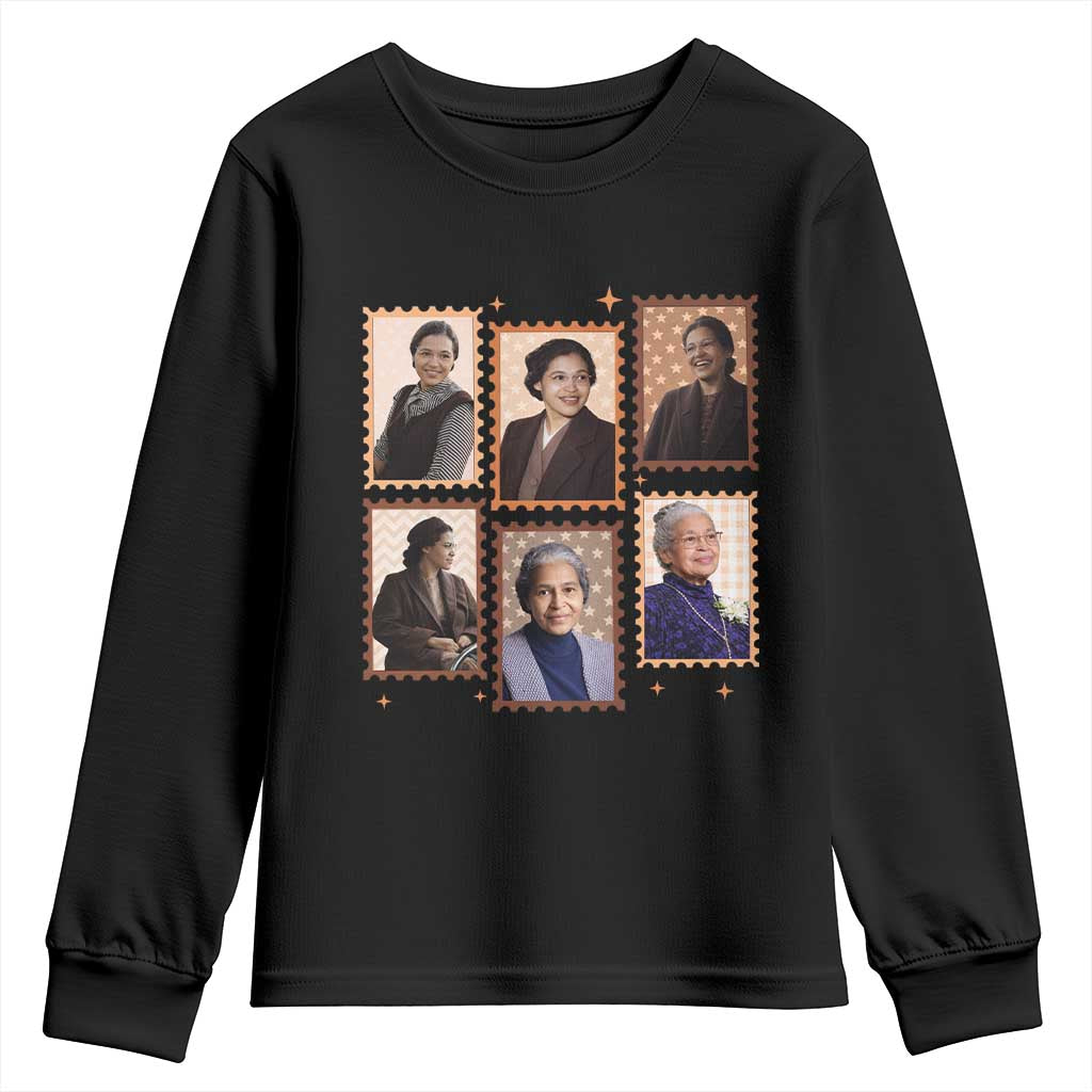 Rosa Parks Youth Sweatshirt African American Civil Rights Legacy