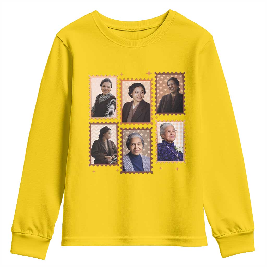 Rosa Parks Youth Sweatshirt African American Civil Rights Legacy
