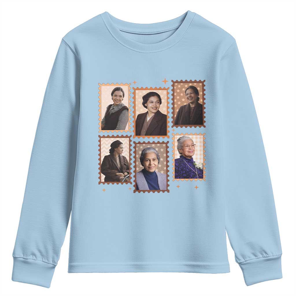 Rosa Parks Youth Sweatshirt African American Civil Rights Legacy