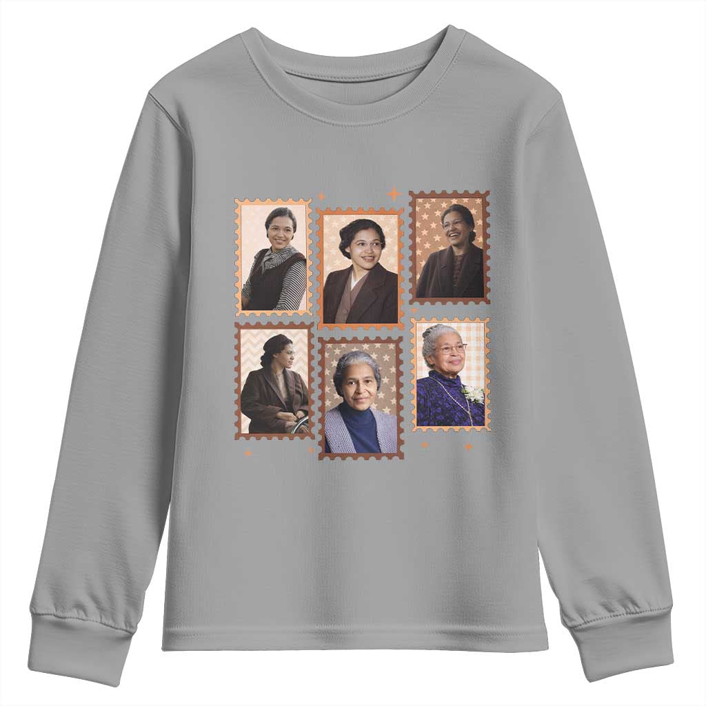 Rosa Parks Youth Sweatshirt African American Civil Rights Legacy