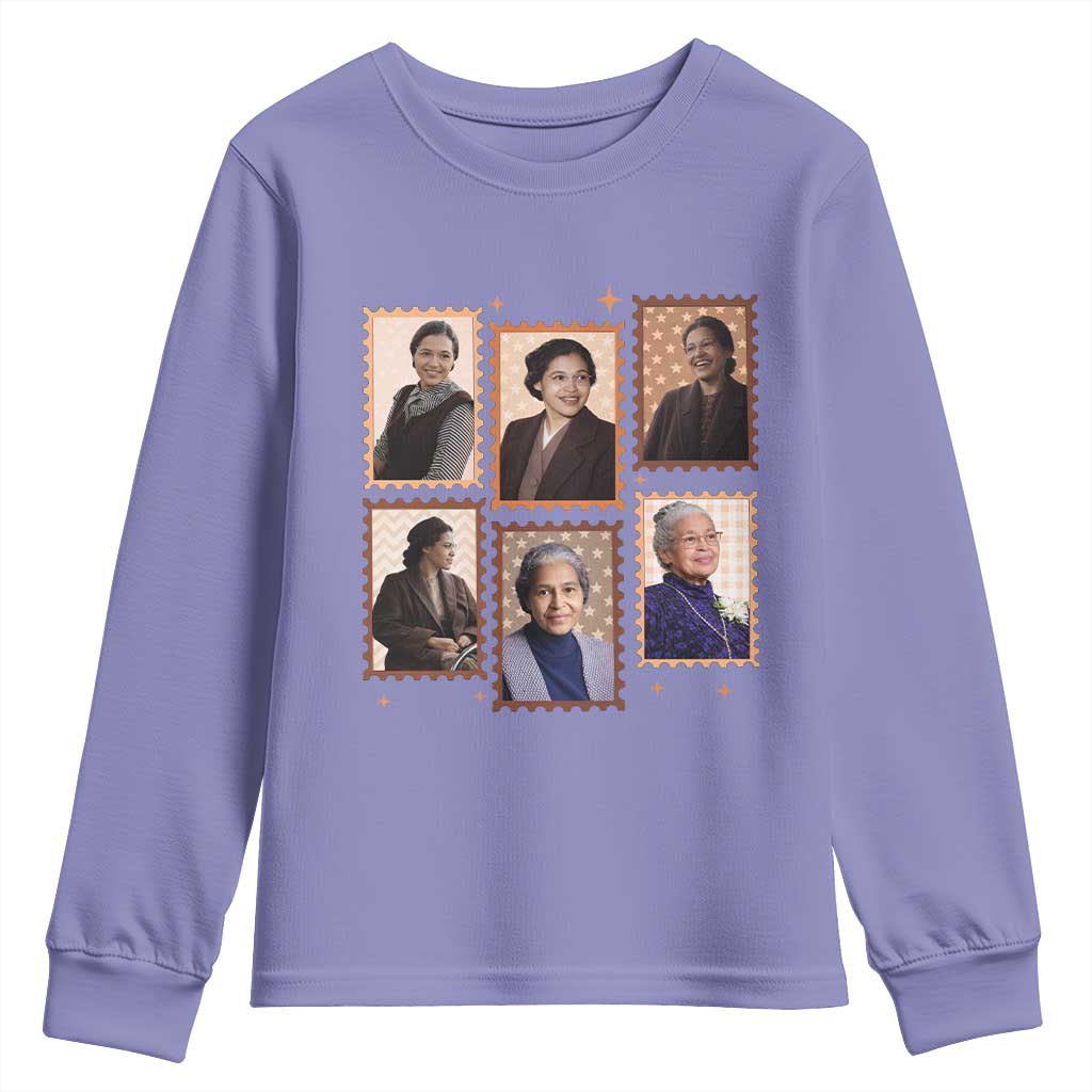 Rosa Parks Youth Sweatshirt African American Civil Rights Legacy
