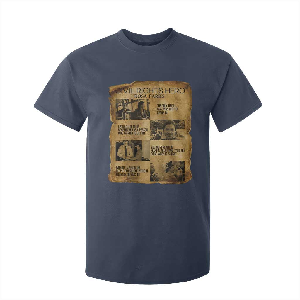 Rosa Parks Quote T Shirt For Kid Civil Rights History Hero