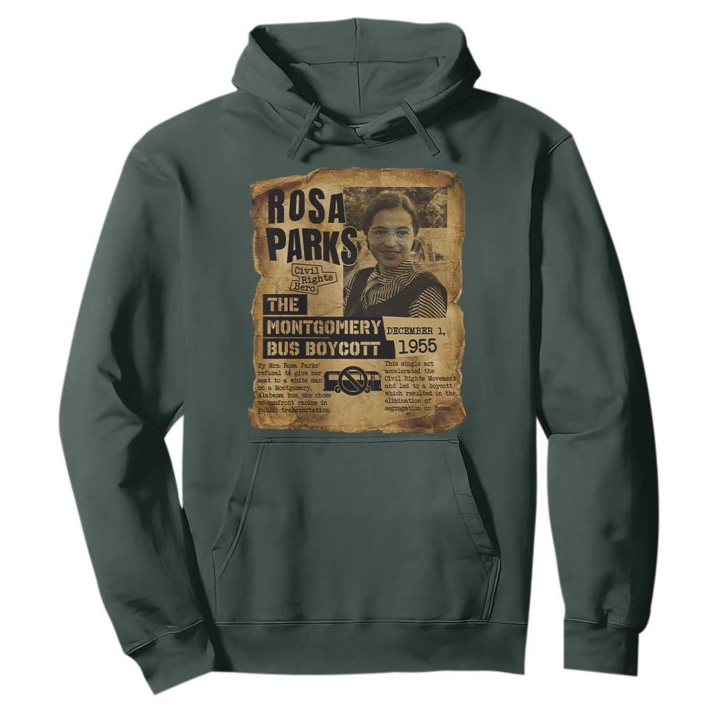 Vintage Rosa Parks Hoodie Groovy Black History Month