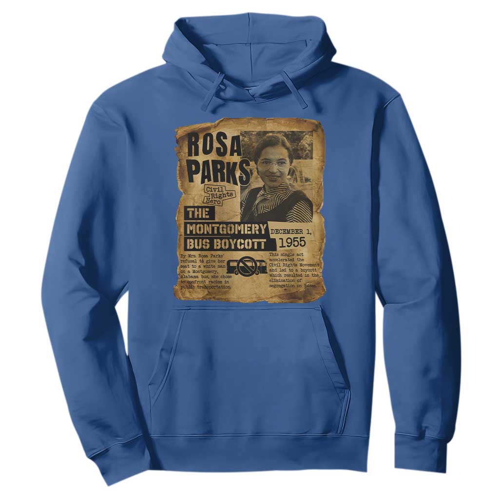 Vintage Rosa Parks Hoodie Groovy Black History Month