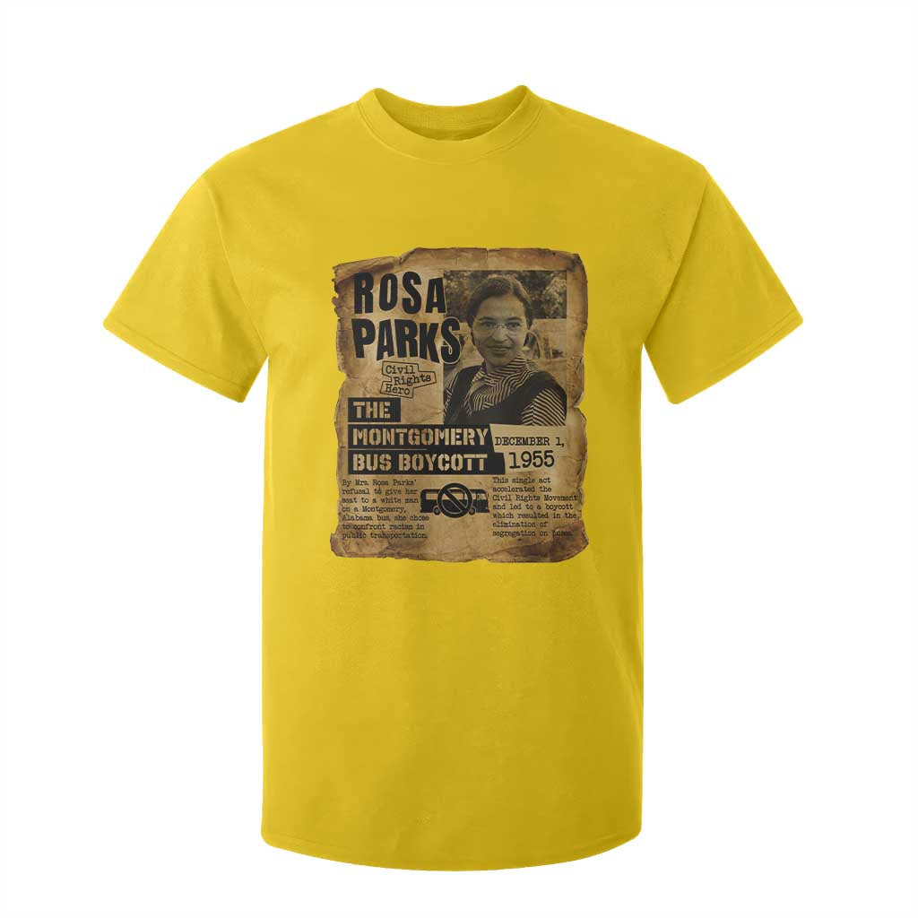 Vintage Rosa Parks T Shirt For Kid Groovy Black History Month