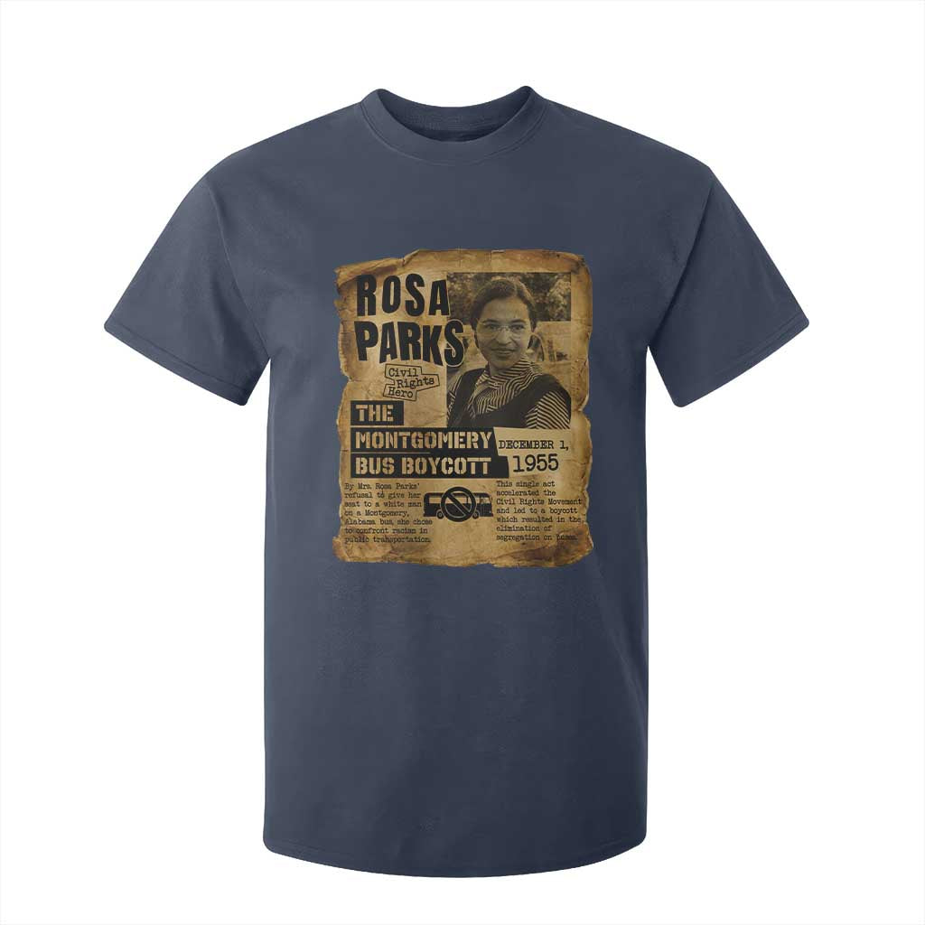 Vintage Rosa Parks T Shirt For Kid Groovy Black History Month
