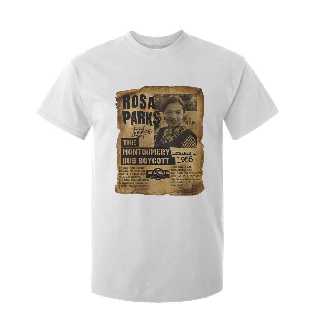 Vintage Rosa Parks T Shirt For Kid Groovy Black History Month