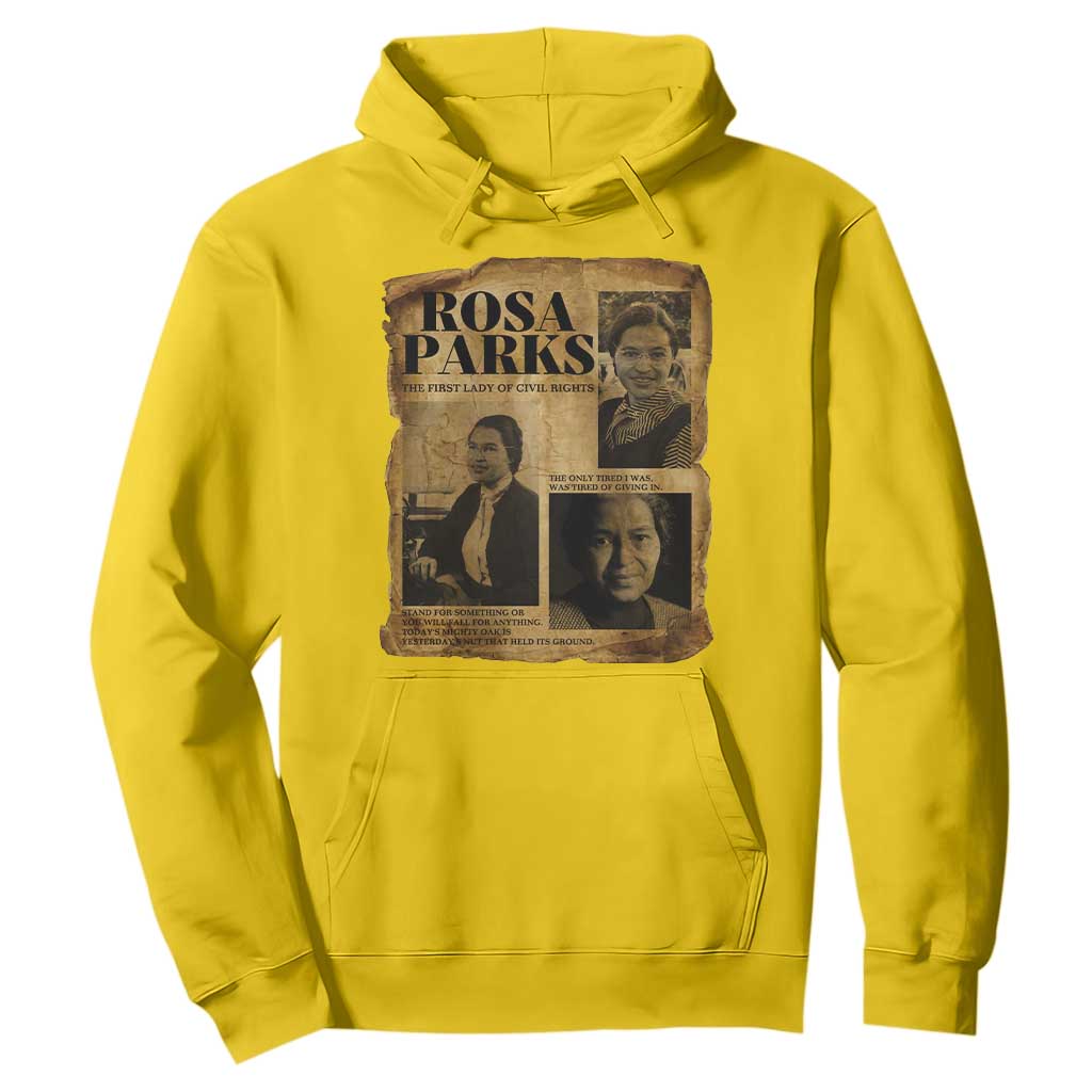 Vintage Rosa Parks Hoodie Women Empowerment Inspirational Quote