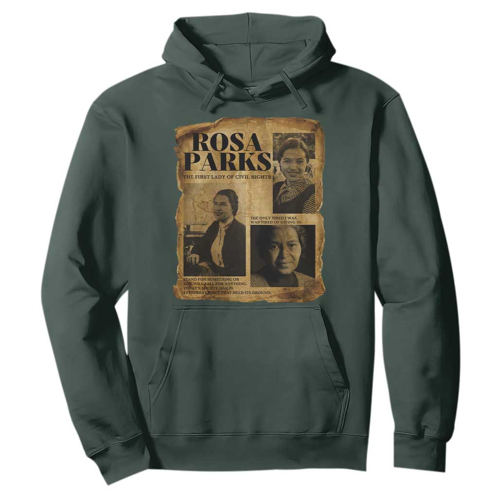 Vintage Rosa Parks Hoodie Women Empowerment Inspirational Quote