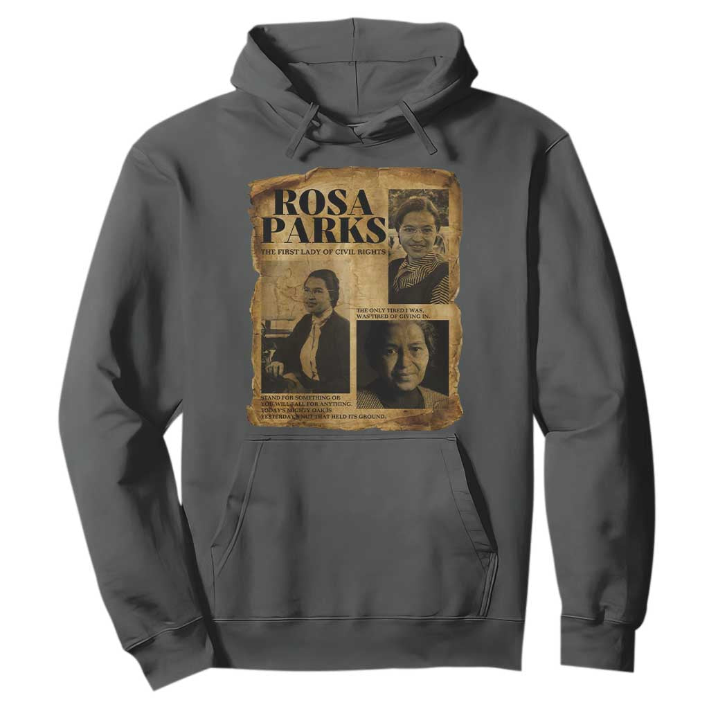 Vintage Rosa Parks Hoodie Women Empowerment Inspirational Quote