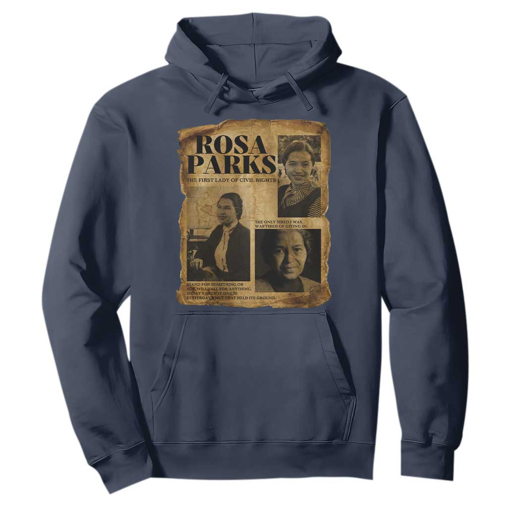 Vintage Rosa Parks Hoodie Women Empowerment Inspirational Quote
