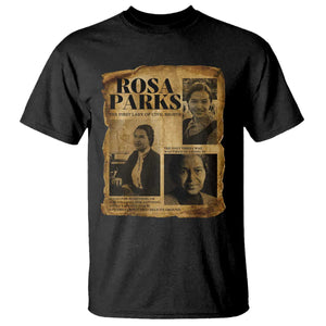 Vintage Rosa Parks T Shirt Women Empowerment Inspirational Quote