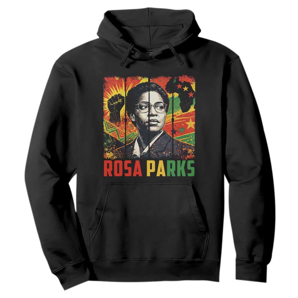 Rosa Parks Hoodie Strong Black Women Pride