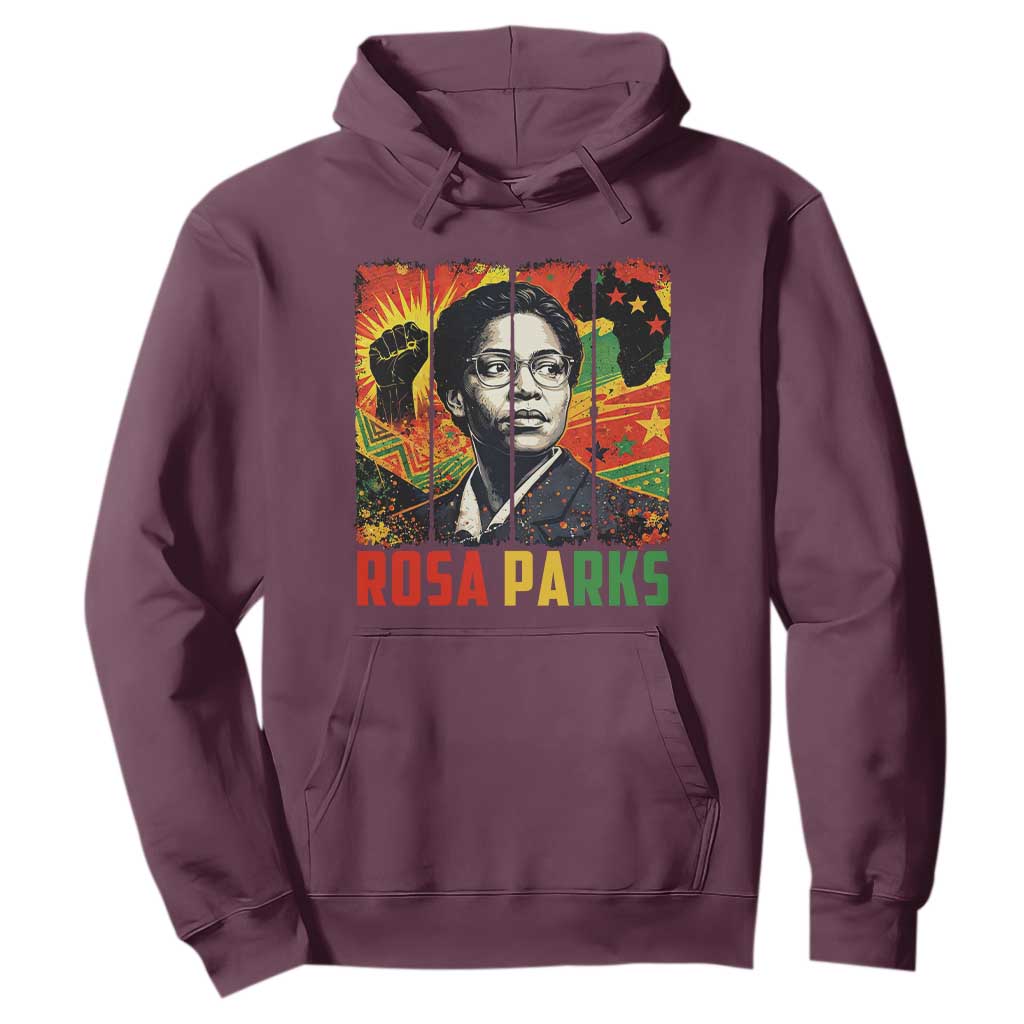 Rosa Parks Hoodie Strong Black Women Pride
